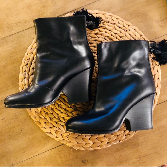 {Rag & Bone} TACITA Tassel Ankle Booties - SZ 6 - Picture 2 of 8